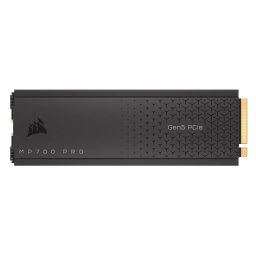 SSD Corsair MP700 PRO cu Air Cooler, 1TB, PCIe Gen 5.0 x4, NVMe, M.2, Negru