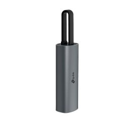 ADAPTOR RETEA TP-LINK UE302C, extern, USB-C, port RJ-45, Viteza 2.5 Gbps, metalic, Gri "UE302C