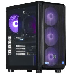 PC Desktop Actina ENDORFY 8400F, 32GB RAM, 1TB SSD, Intel ARC B580, 600W, Negru, Midi Tower