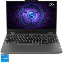 Laptop Gaming Lenovo LOQ 15IAX9 cu procesor Intel® Core™ i5-12450HX pana la 4.4GHz, 15.6" Full HD, IPS, 144Hz, 24GB DDR5 RAM, 512GB SSD, NVIDIA® GeForce RTX™ 4050 6GB GDDR6, No OS, Gri