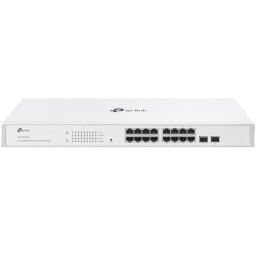 Switch TP-Link Festa FS318G, 16 porturi RJ45 Gigabit, 2 sloturi Gigabit SFP, carcasa metal, rackabil