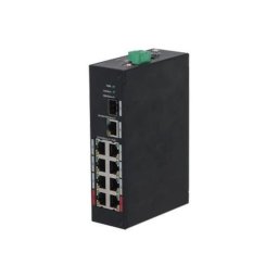 Switch PoE Industrial 8 porturi, 1x Gigabit, 1x SFP, 96W, Dahua PFS3110-8ET-96-V2
