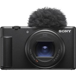 Aparat foto compact Sony Vlogging camera ZV-1 II, Obiectiv 18-55mm, Diafragma F1.8-4, Rezolutie 5472 x 3648 pixeli