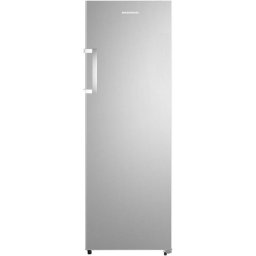 Congelator Heinner HFF-HS240NFXE++, Capacitate 240 l, Full No Frost, 5 sertare + 2 compartimente cu rafturi sticla, Sistem Multi Air-Flow, Control electronic, Clasa E, Inaltime 172 cm, Inox