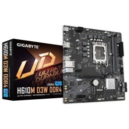 Placa de baza Gigabyte H610M D3W DDR4, Socket 1700, 2xDDR4, 64GB, Micro-ATX