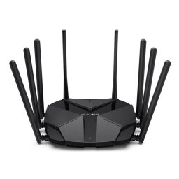 Router Wireless Mercusys MR90X, AX6000, Wi-Fi 6, Port 2.5 Gbps, Negru