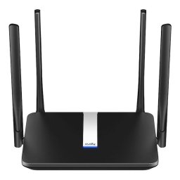 Router Wireless CUDY AC1200, Wi-Fi 5, Dual Band 4G LTE, Negru, LT500