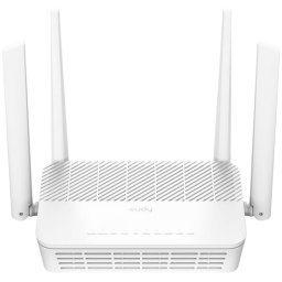 Router Wireless Cudy AX3000, Dual-Band, Wi-Fi 6, Dual-Core 1.3GHz, 2.5G Port, Cudy Mesh, Alb, WR3000H