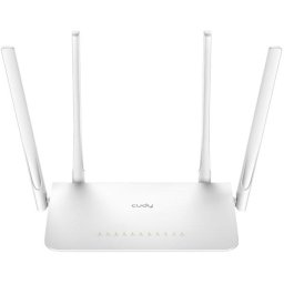 Router Wireless Gigabit Cudy WR1300 AC1200, Dual-Band, 300 + 867 Mbps, USB 3.0, Wi-Fi Mesh Router, Alb