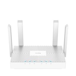 Router wireless Cudy Gigabit dual-band AC1200, 2.4-5 GHz, 867 Mbps, 120 m, Alb, WR1300E
