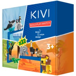 Set de accesorii pentru Kivi KidsTV „Animalele”, varsta 3+, Multicolor