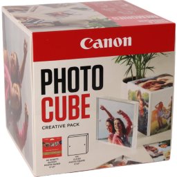 Hartie Canon Photo Cube & Frame PP-201, Glossy II, 13 x 13 cm (5 x 5 inch), 40 coli, Creative Pack Pink