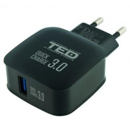 Alimentator (Incarcator) de la retea (230V) la 1 x USB 3.0A FAST Charge Travel A10 / TED500086