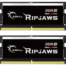 Memorie laptop G.Skill DDR5 - 64GB - 5600 - CL - 46 (2x 32 GB) dual kit, RAM (black, F5-5600S4645A32GX2-RS, Ripjaws, INTEL XMP)
