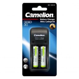 Incarcator Acumulatori Ni-Mh Include 2 x AAA R3 800mAh Incarca si 9V 6LR61 6LF22 BC-1001A