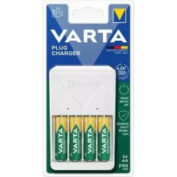 Incarcator Plug Charger Include Acumulatori 4 x AA R6 2100mAh 57657