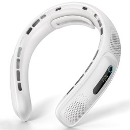 Mini Ventilatoare Ventialtor pentru Gat 4000mAh, 4800RPM - Techsuit (S11) - White