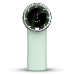 Mini Ventilatoare Ventilator Portabil cu Baterie si Display Digital, 3600mAh - Techsuit (A8) - Green