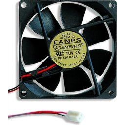 VENTILATOR GEMBIRD, pt sursa PC, 80 mm, 2000 rpm, FANPS (timbru verde 0.18 lei)