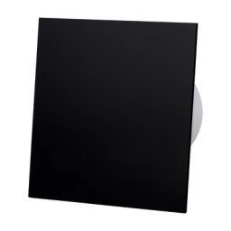 Ventilator baie dRim diametru 100 mm, Super Silent, Senzor umiditate, Debit 93 m3/h, Panou plexi schimbabil, clapeta antiretur, negru mat. 3 ani garantie