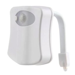 Lampa LED RGB pentru toaleta cu 8 culori senzor miscare