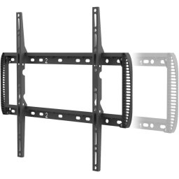 Suport TV de perete Barkan, pentru ecrane de pana la 13" - 90", greutate maxima suportata 60kg, distanta fata de perete 80mm - 200mm, VESA max. 600x400 mm, negru