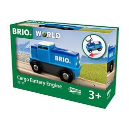 BRIO Blue Battery Freight Locomotive - 33130