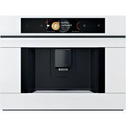 Espresor incorporabil Bosch CTL7181W0, Pompa 19 Bari, 2.4 l, Sistem spumare lapte, OneTouch DoubleCup, AromaDouble Shot, Home Connect, Seria 8, Alb