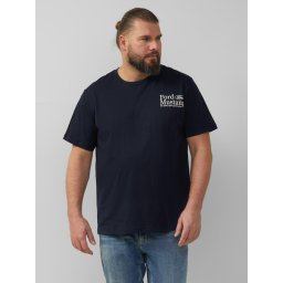 s.Oliver Big Sizes Tricou barbati big sizes cu imprimeu Ford®, decolteu la baza gatului, bleumarin inchis (SELECTATI MARIMEA: 2XL)