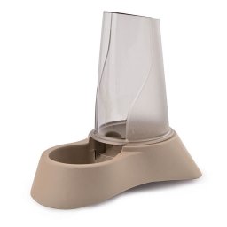 Dozator apa/hrana pentru animale MPB Nuvola Acqua-Cibo, capacitate 1.5l, bej