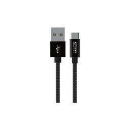 Winner Group - Cablu USB USB-C la USB-A, 30 W, 3 m, negru
