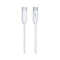 Cablu USB Winner Group USB-C/USB-A 60W 1 m alb