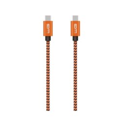 Cablu USB Winner Group USB-C/USB-A 60W 1 m portocaliu