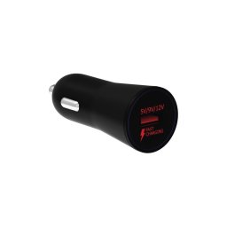 Winner Group - Încărcător auto 1x USB-A Power Delivery 18W, negru