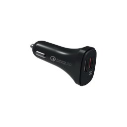 Winner Group - Încărcător auto Power Delivery 30 W, 2 x USB-A, negru