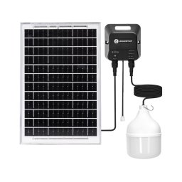 Lustră LED solară Aigostar LED/70W/12V 6000 mAh 6500K d. 12 cm