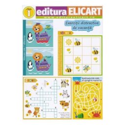 Jocul vacantei. Exercitii distractive de vacanta - Clasa 1