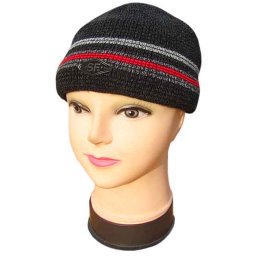 Căciulă de iarnă SF roșu-negru