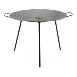 Disc pentru gratar, metalic, cu picioare si agatator, 40.5x32 cm, Perfect Home