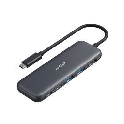 5-in-1, porturi: 2 x USB-C, 2 x USB-A, HDMI 4K @30Hz, , 5 Gbps, PD 85W, conectare prin USB-C, , gri