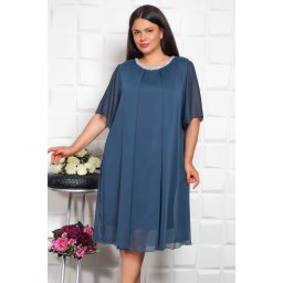 Rochie de voal Karola Petrol