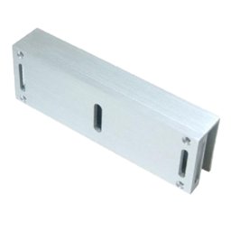 Suport U, instalare placa armatura H-01CC pe usa de sticla - ASSA ABLOY U1855