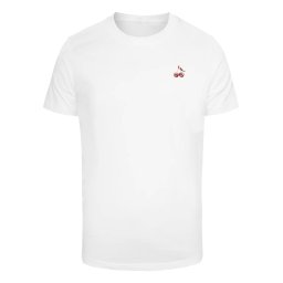 Mister Tee Tricou 'Life´s Sweet Cherries' roșu cireș / alb