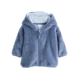 Next Jachetă fleece albastru fumuriu