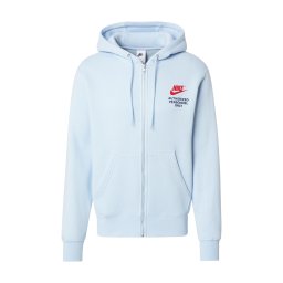 Nike Sportswear Hanorac albastru deschis / albastru închis / roșu