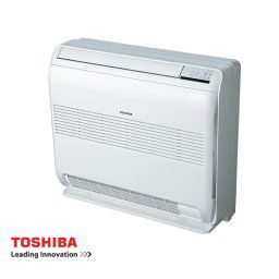 Aparat de aer conditionat inverter pentru podea Toshiba Bi-flow RAS-B18J2FVG-E1 + RAS-18J2AVSG-E, 18000 BTU, 36 m², A++, R-32, Alb