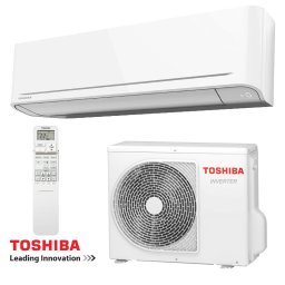 Aparat de aer conditionat inverter Toshiba Yukai RAS-24E2KVG-E + RAS-24E2AVG-E, 24000 BTU, 45 m², A++, R-32, Alb