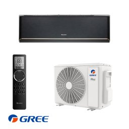 Aparat de aer conditionat inverter Gree Airy GWH09AVCXB-K6DNA1B, 9000 BTU, 19 m², A+++/A++, Wi-Fi, R-32, Negru