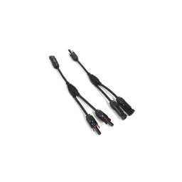 Set de 2 Cabluri extensie pentru Panouri Solare MC4 30cm