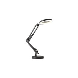 Lampă LED dimabilă de masă cu lupă 2 în 1 AURIQ LOUPE LED/10W/5V 3000/4000/6500K negru